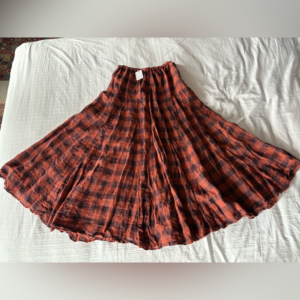 CP Shades x Free People Lily Linen Maxi Skirt - Picture 9 of 10